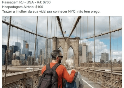 Man and women walking on bridge