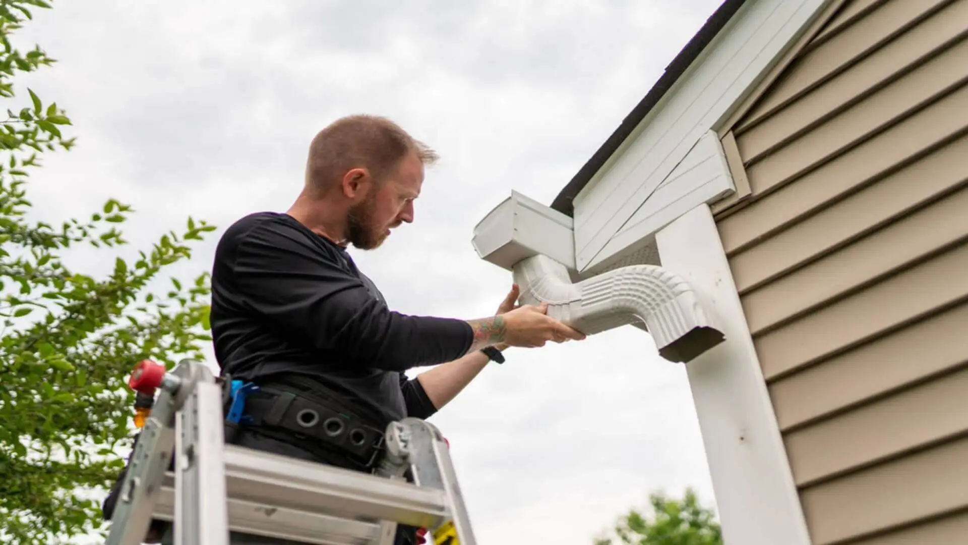 Gutter Installation Process - FRS Roof
