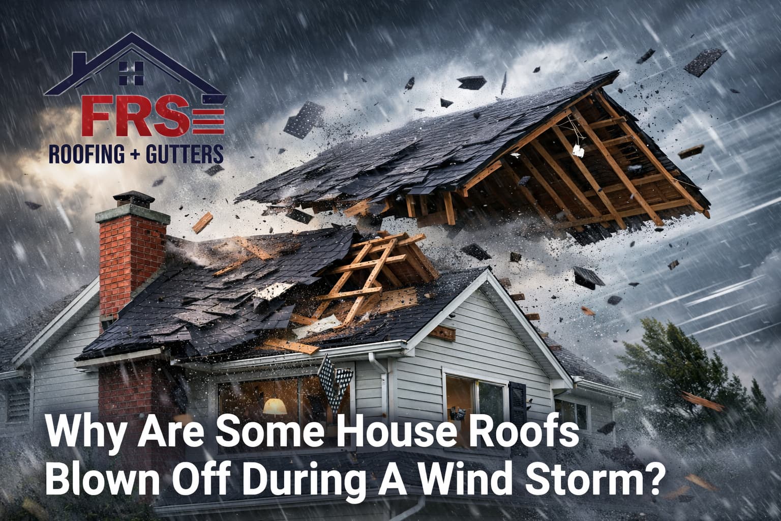 roof blown off