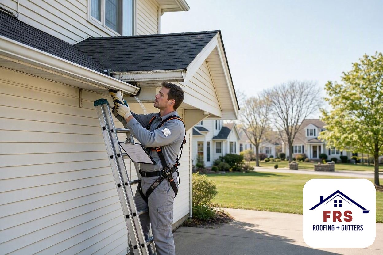 Free Gutter Inspection by FRS Roofing in Greater Massachusetts