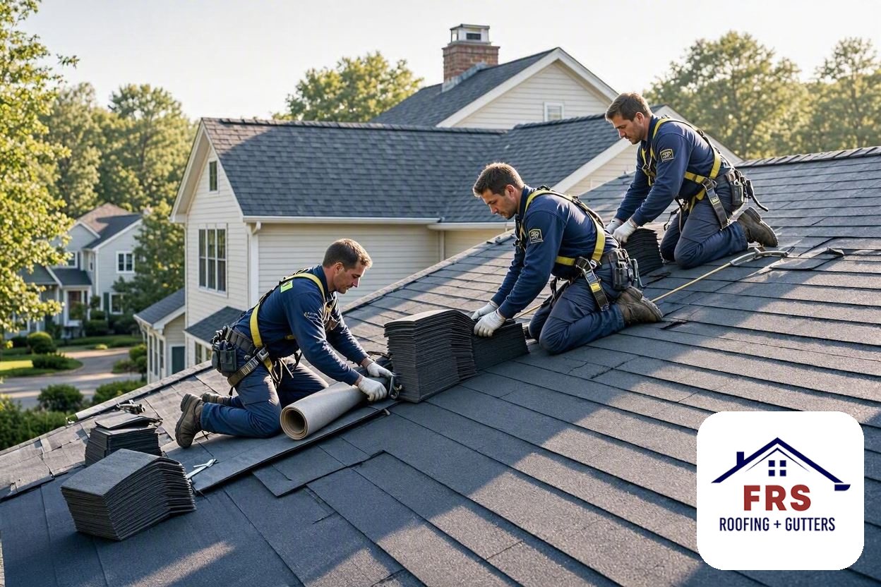 Roof Installation by FRS Roofing in Greater Massachusetts